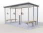 Mobile Preview: Smoking shelter outdoor for 15 people